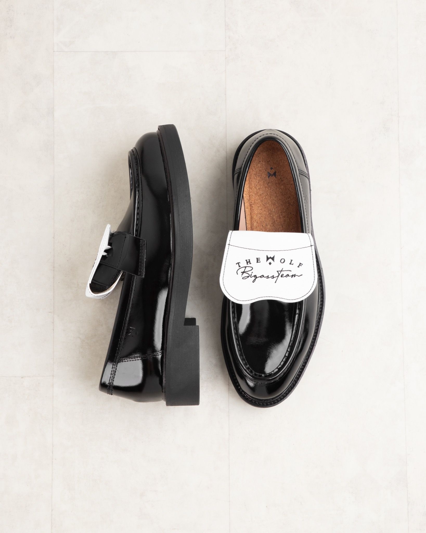 THEWOLF X BIGASSTEAM LEATHER - WHITE