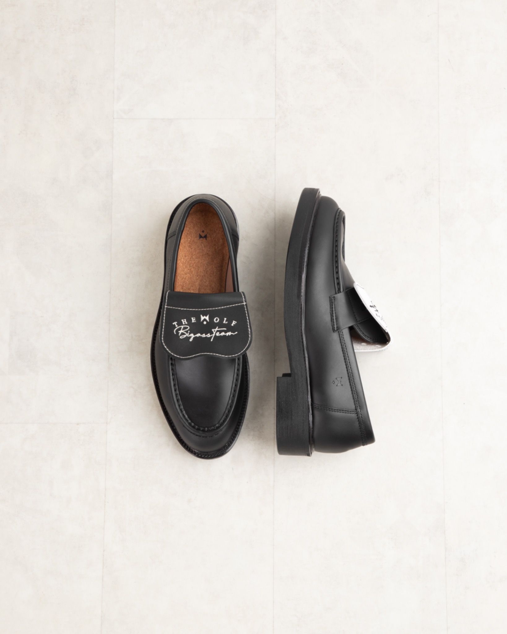 THEWOLF X BIGASSTEAM LEATHER - BLACK