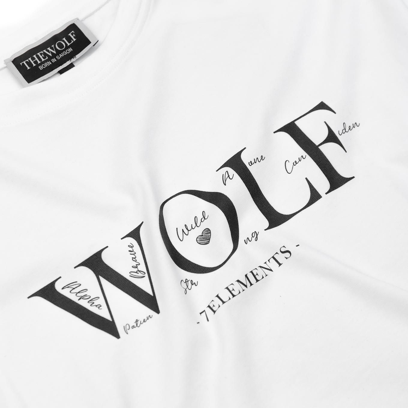 THE WOLF SEVEN ELEMENTS TEE - WHITE