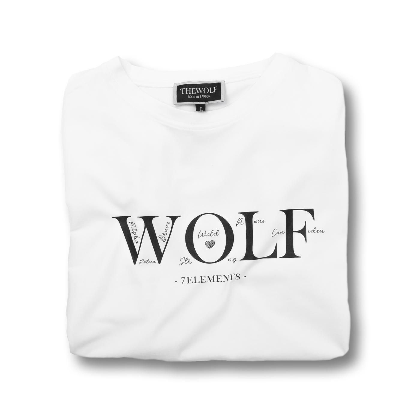 THE WOLF SEVEN ELEMENTS TEE - WHITE