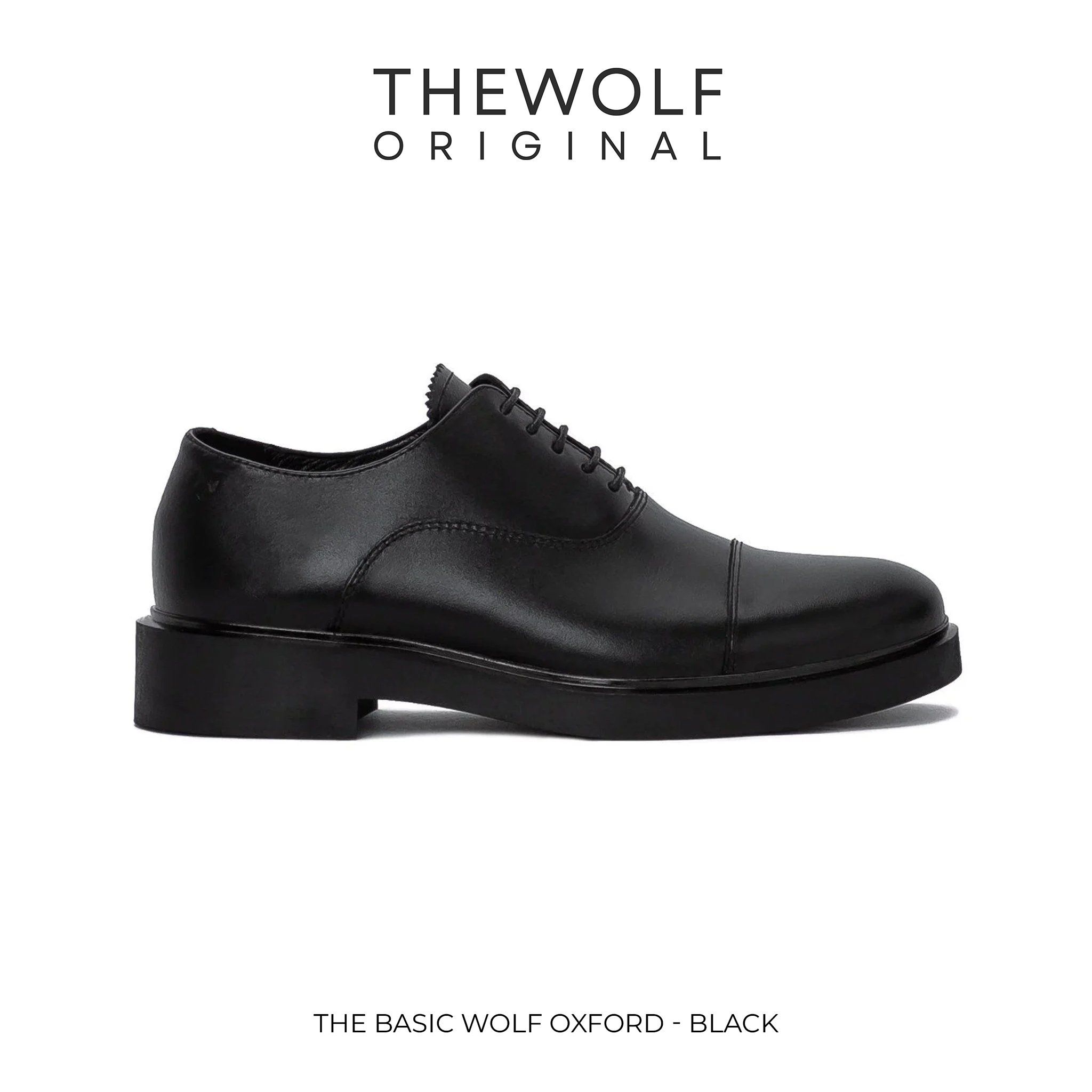 THE BASIC WOLF OXFORD - BLACK