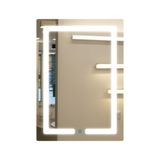 Hình Ảnh Gương Phòng Tắm Draco ATG57LI Đèn Led Với Trình Điều Khiển Cảm Ứng