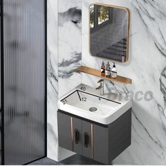 Tủ Lavabo Draco T2502GA Chất Liệu Aluminium Siêu Bền Thiết Kế Hiện Đại