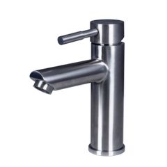 Vòi Lavabo Nóng Lạnh Draco F2116IA 2 Chế Độ Nước Inox 304 Chống Gỉ Chống Ăn Mòn Tròn Dài 20 Cm - Hàng Chính Hãng