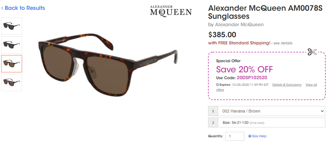 Alexander McQueen AM0078S 002