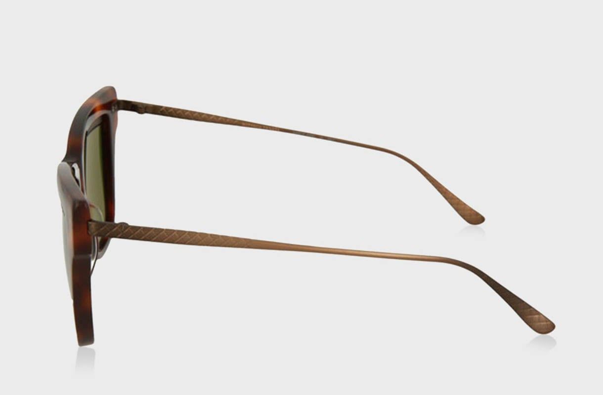 Bottega Veneta BV0074S 004 Havana Bronze