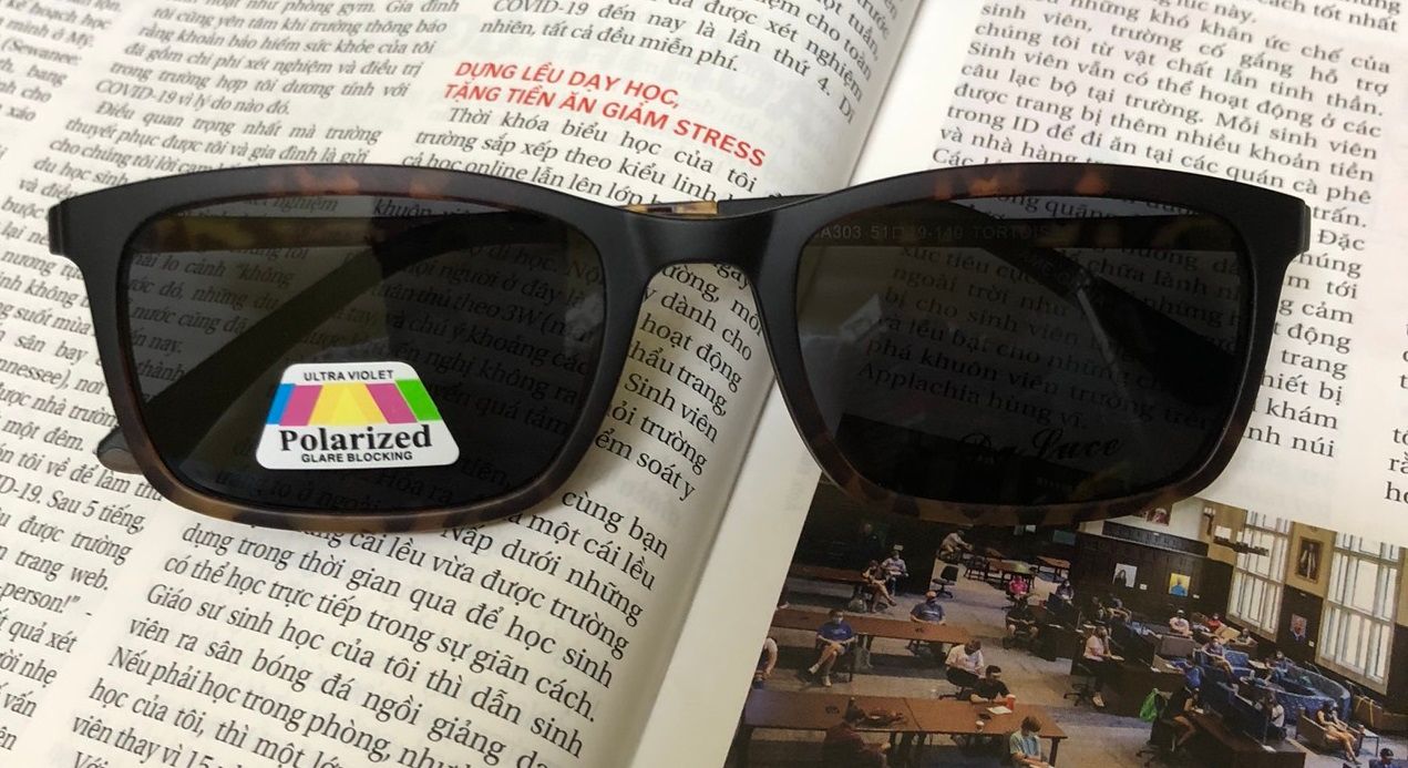 Da Luce DA303 eyeframe with sun clip-on