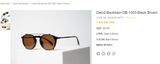  David Beckham DB 1003 02M2 eyeglasses with sun clip on 