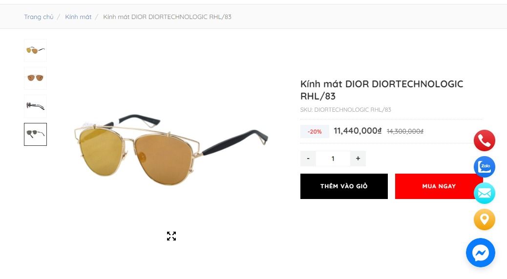 Dior DIORTECHNOLOGIC RHL/83 sunglasses