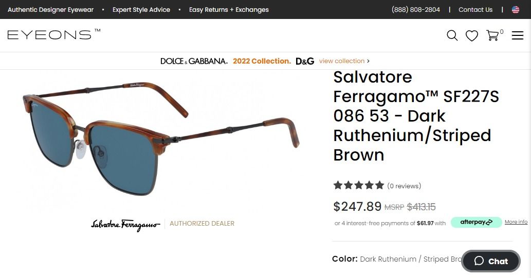 Ferragamo SF227S 086 sunglasses