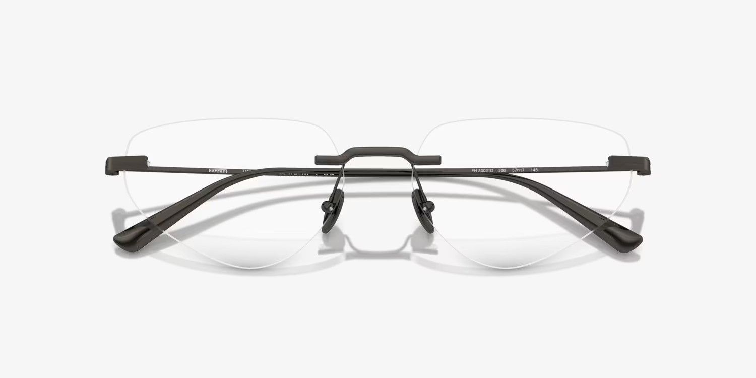 Ferrari FH3002TD 306 titanium eyeglasses