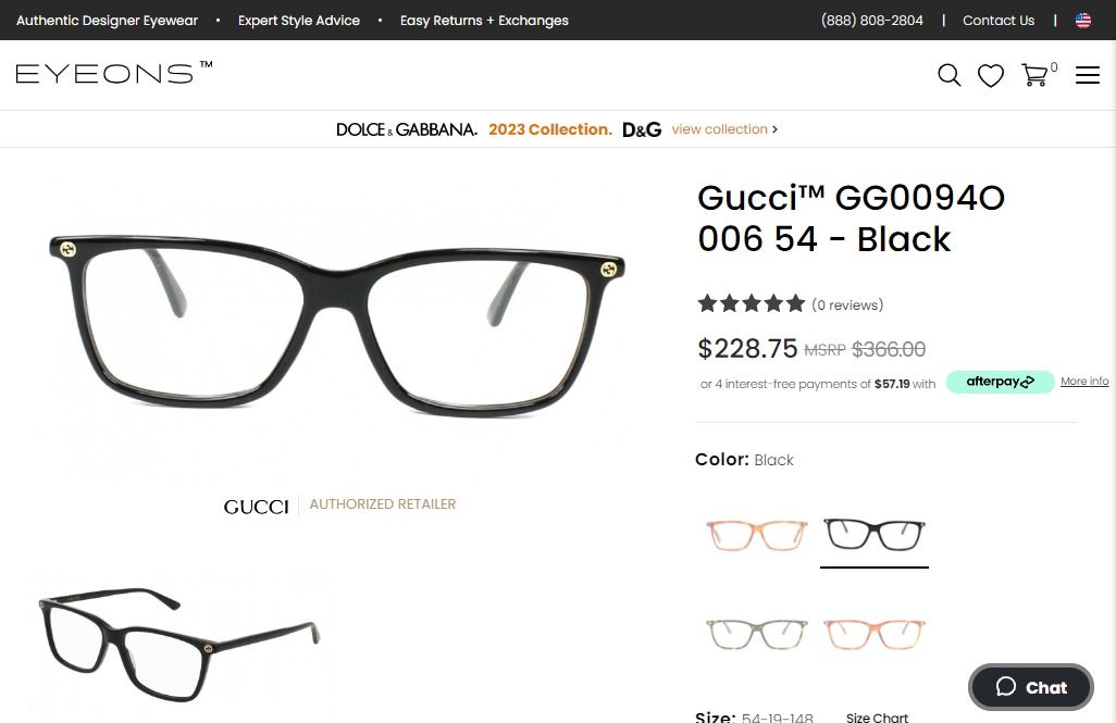  Gucci GG0094O 006 eyeglasses 