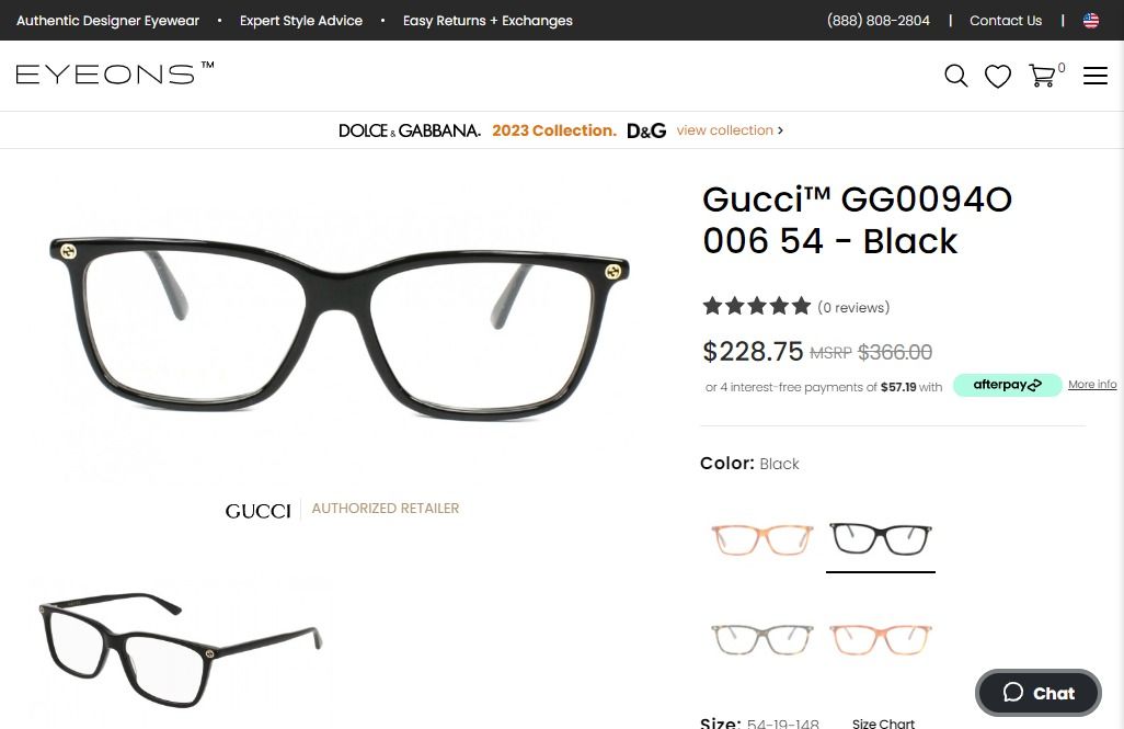 Gucci GG0094O 006 eyeglasses