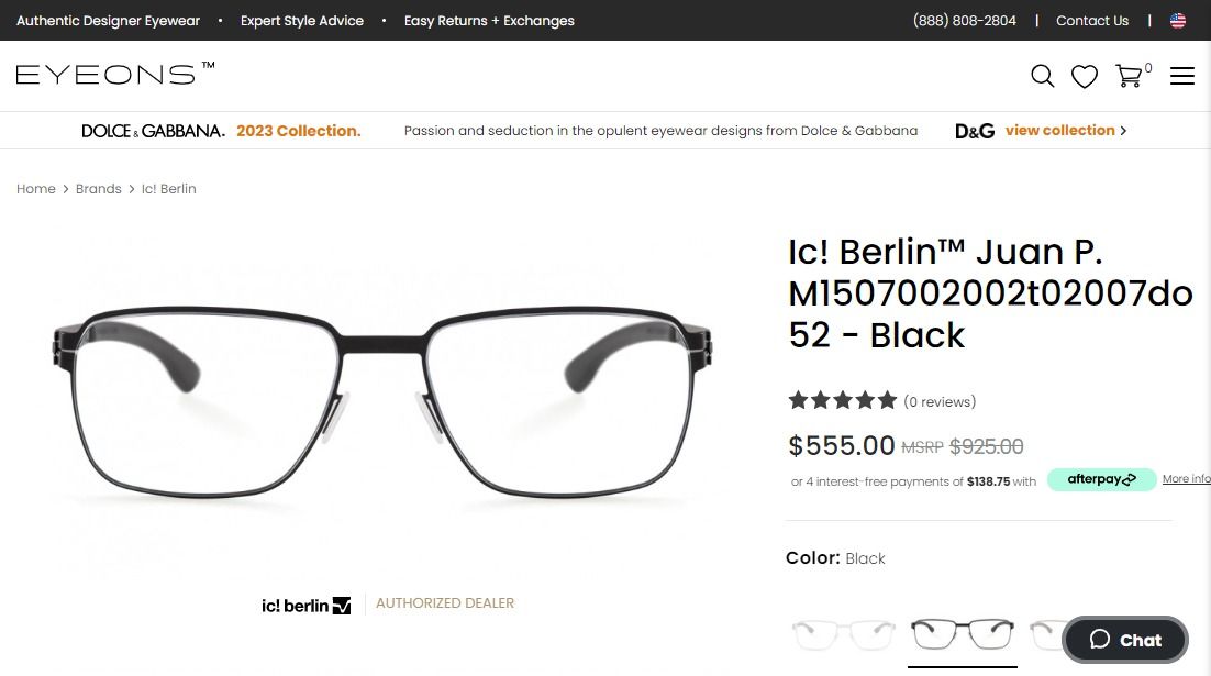 (ĐÃ BÁN) IC! Berlin Juan P. eyeglasses