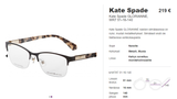  Kate Spade Glorianne Black Havana 