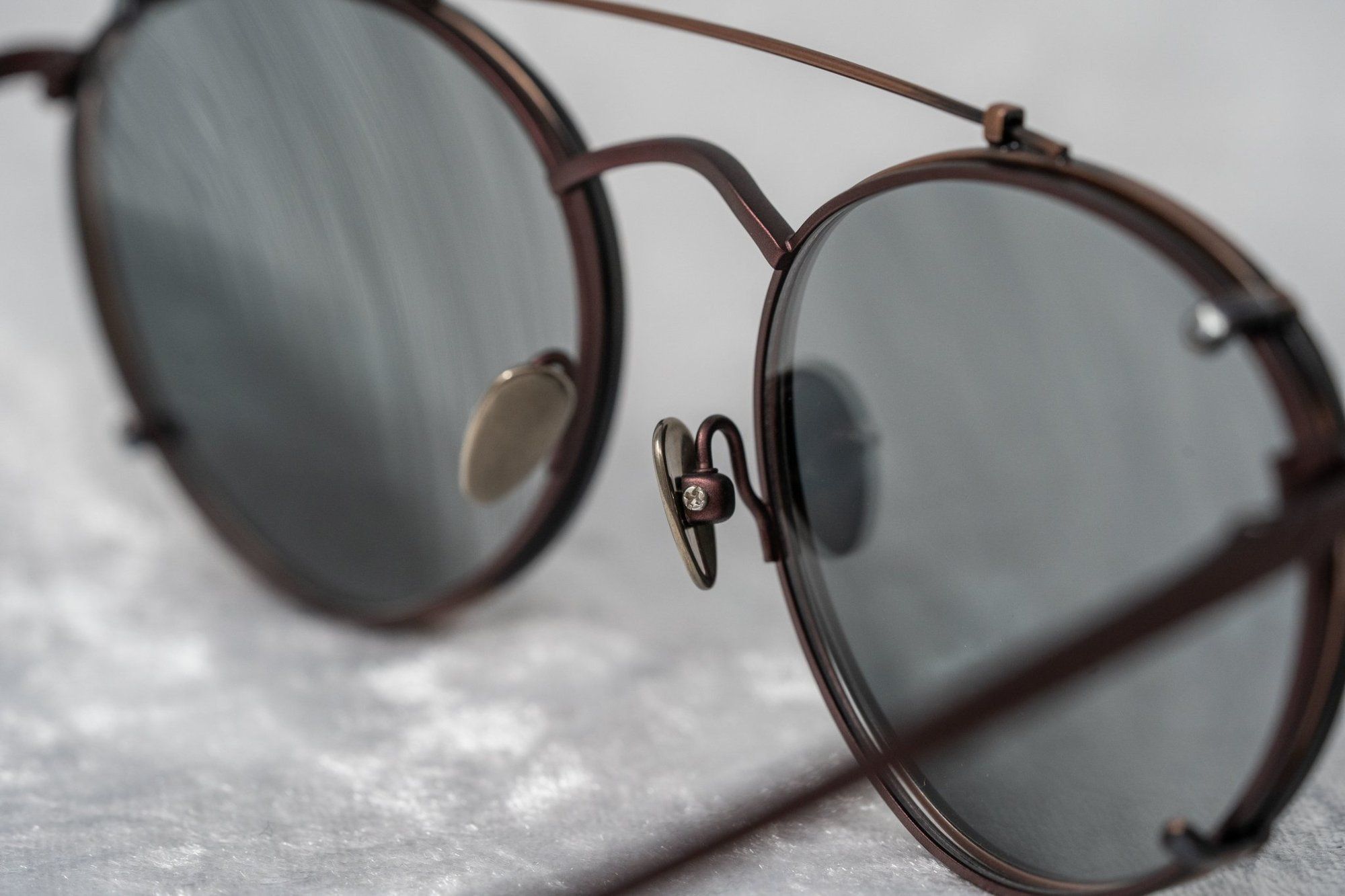 Kris Van Assche KVA 71 sunglasses with clip on (by Linda Farrow)