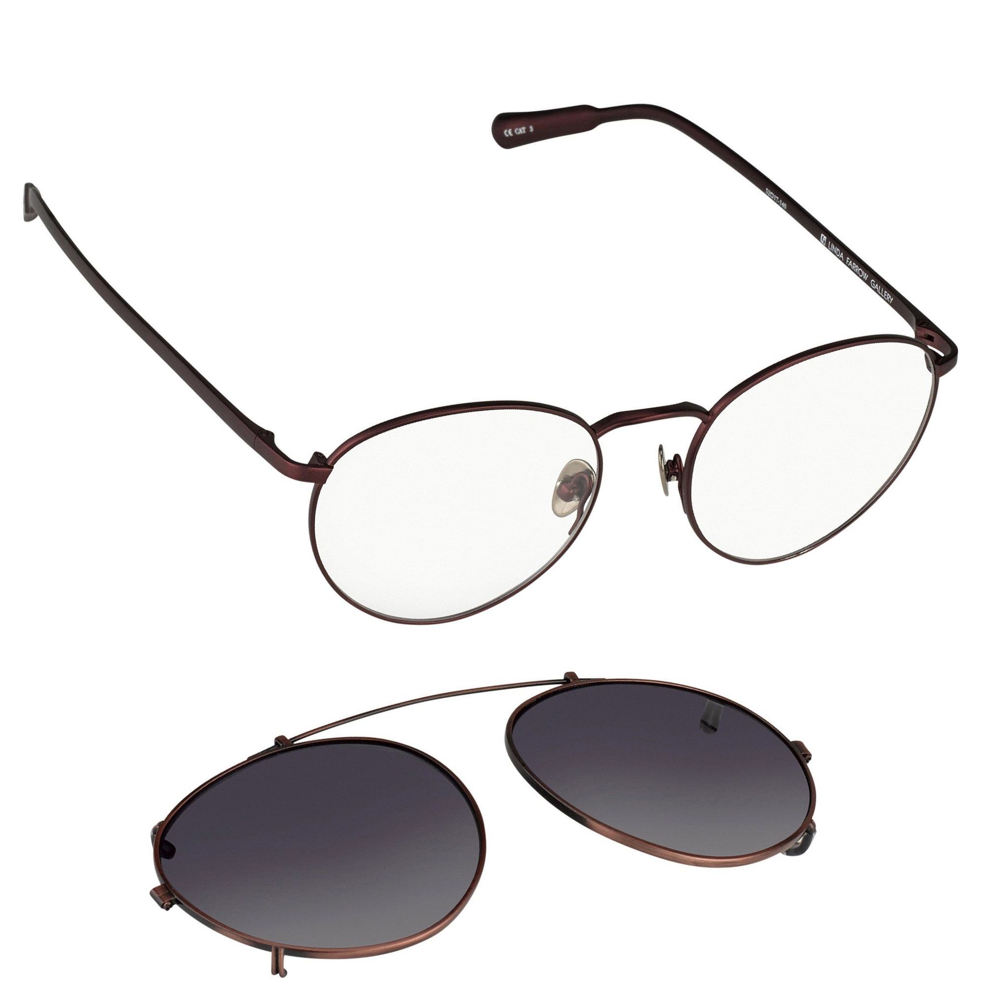 Kris Van Assche KVA 71 sunglasses with clip on (by Linda Farrow)