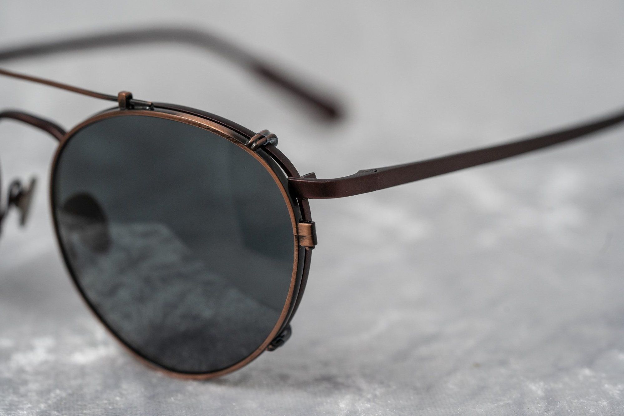 Kris Van Assche KVA 71 sunglasses with clip on (by Linda Farrow)