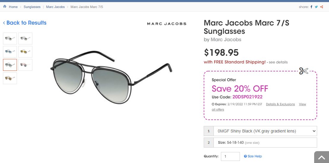 Marc Jacobs MARC 7/S MGF/VK