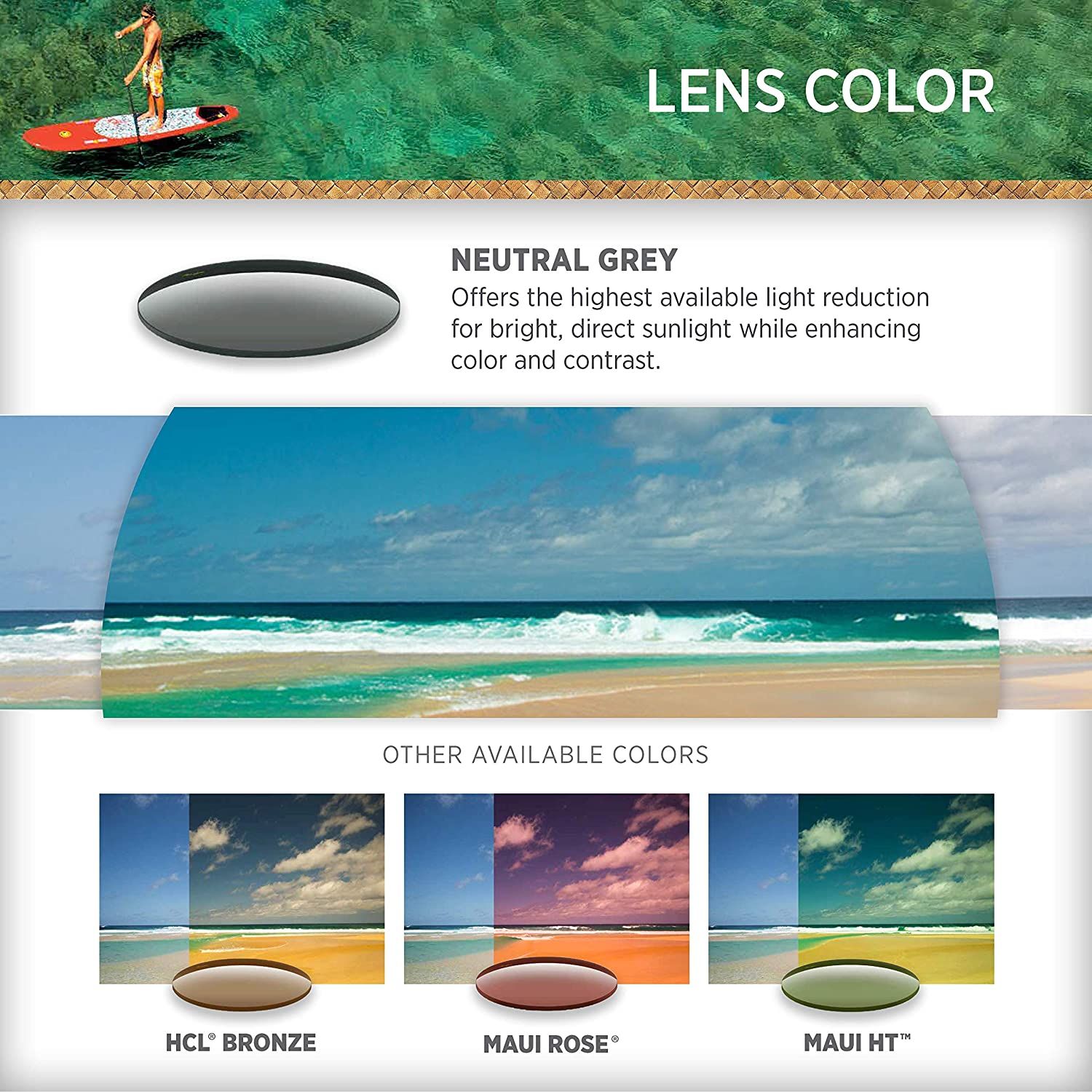 Maui Jim Compass Neutral Grey