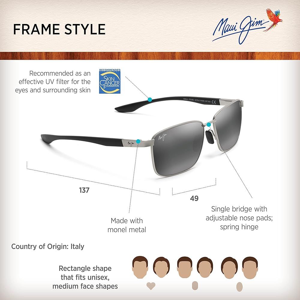 Maui Jim Ka'ala grey neutral sunglasses