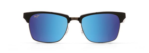  Maui Jim Kawika black & pewter frame, blue hawaii lenses 