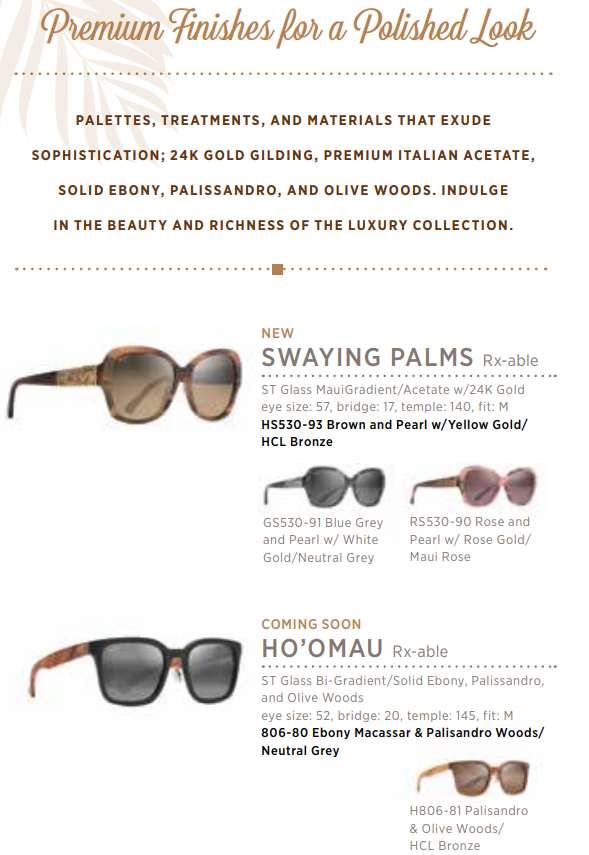 Maui Jim Ho'omau eyeglasses - Luxury & ultra rare