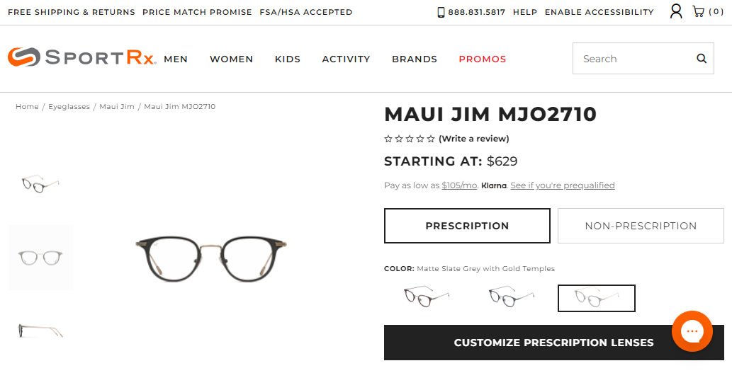 (ĐÃ BÁN) Maui Jim MJO2710 95M