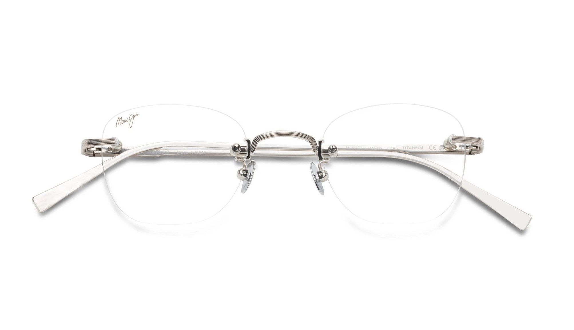 Maui Jim MJO2731 17 titanium rimless eyeglasses
