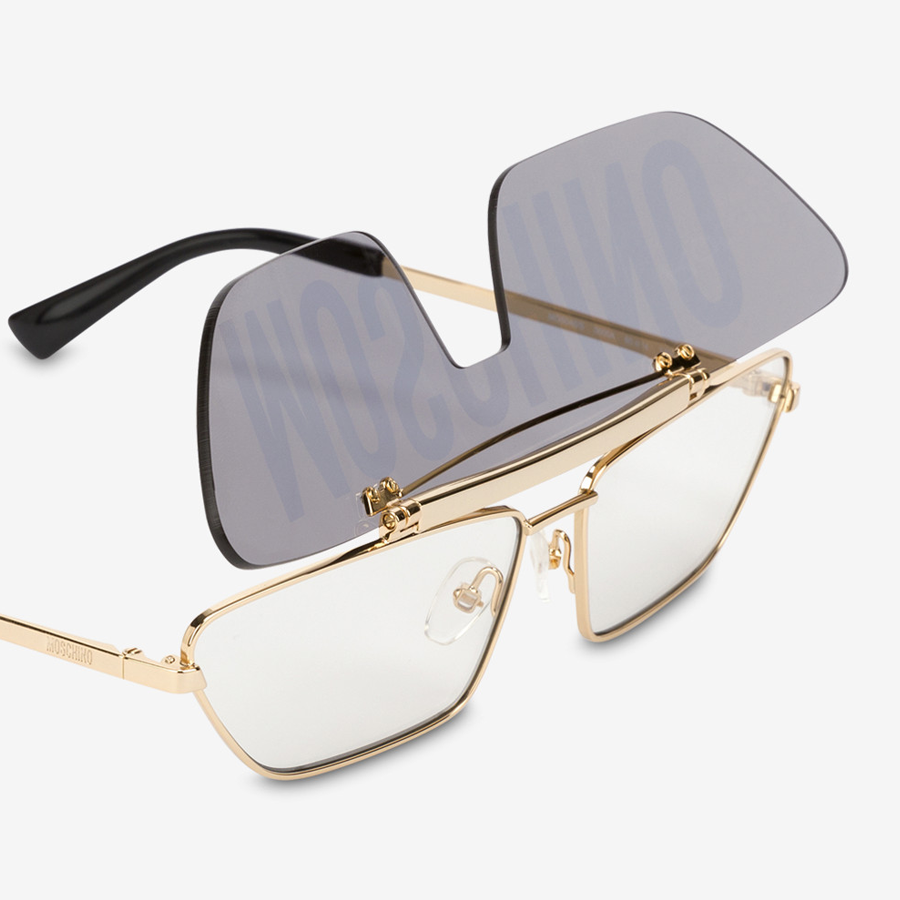 Moschino MOS048_S eyeglasses with sun clip