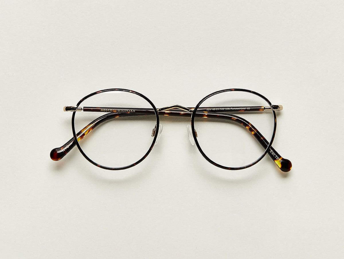  Moscot ZEV tortoise gold eyeglasses 