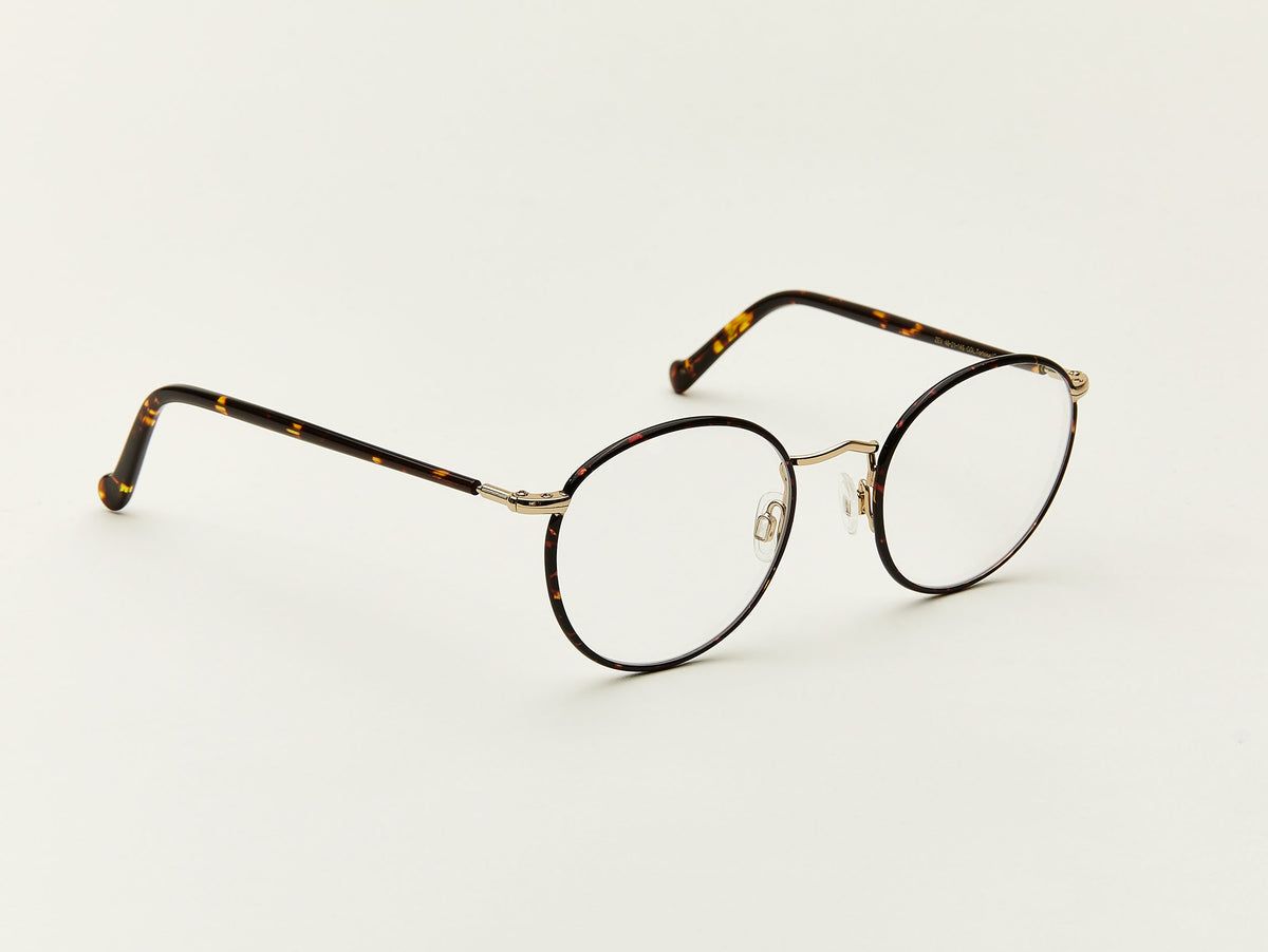 Moscot ZEV tortoise gold eyeglasses