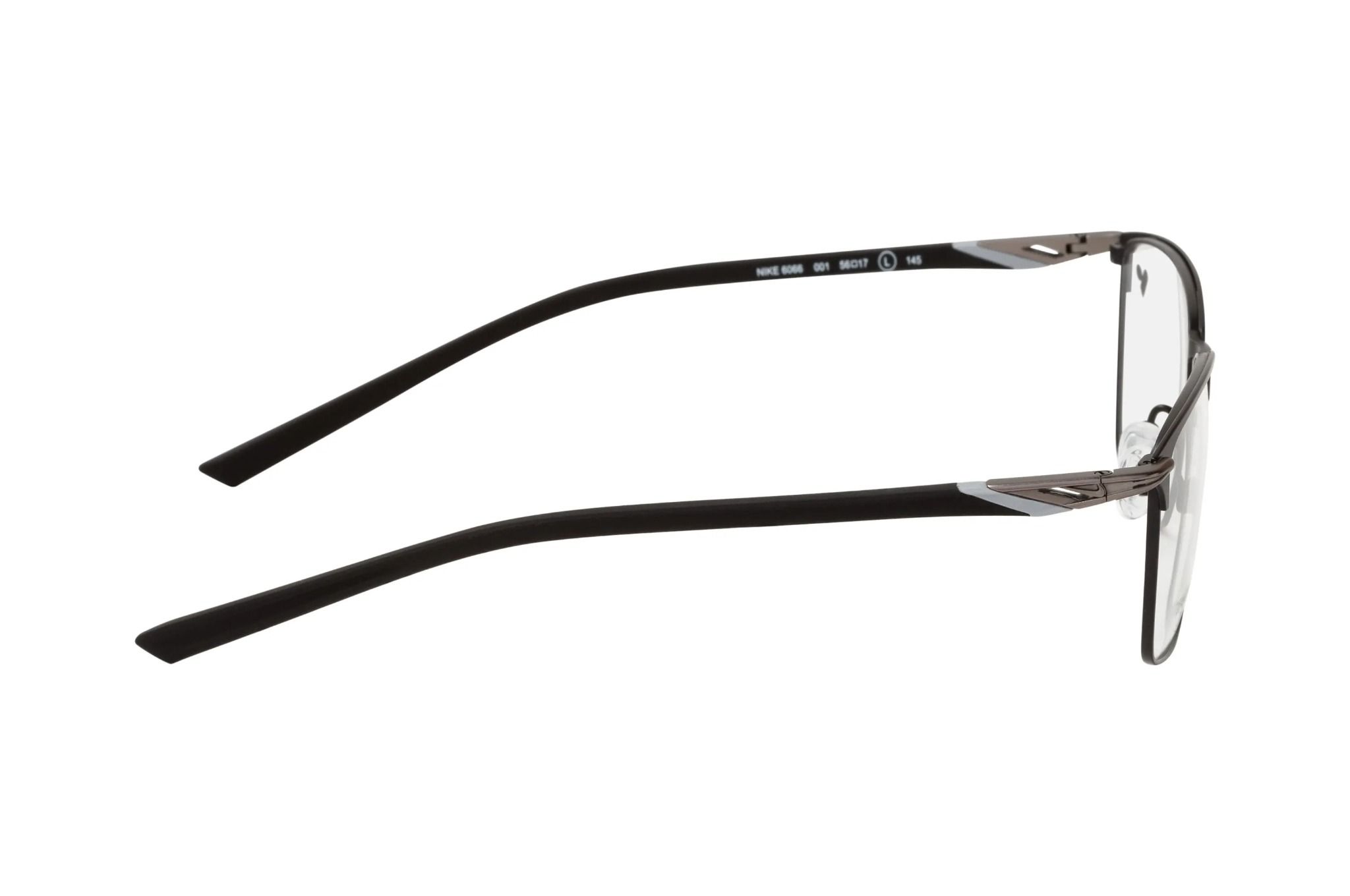 Nike 6066 001 titanium eyeglasses