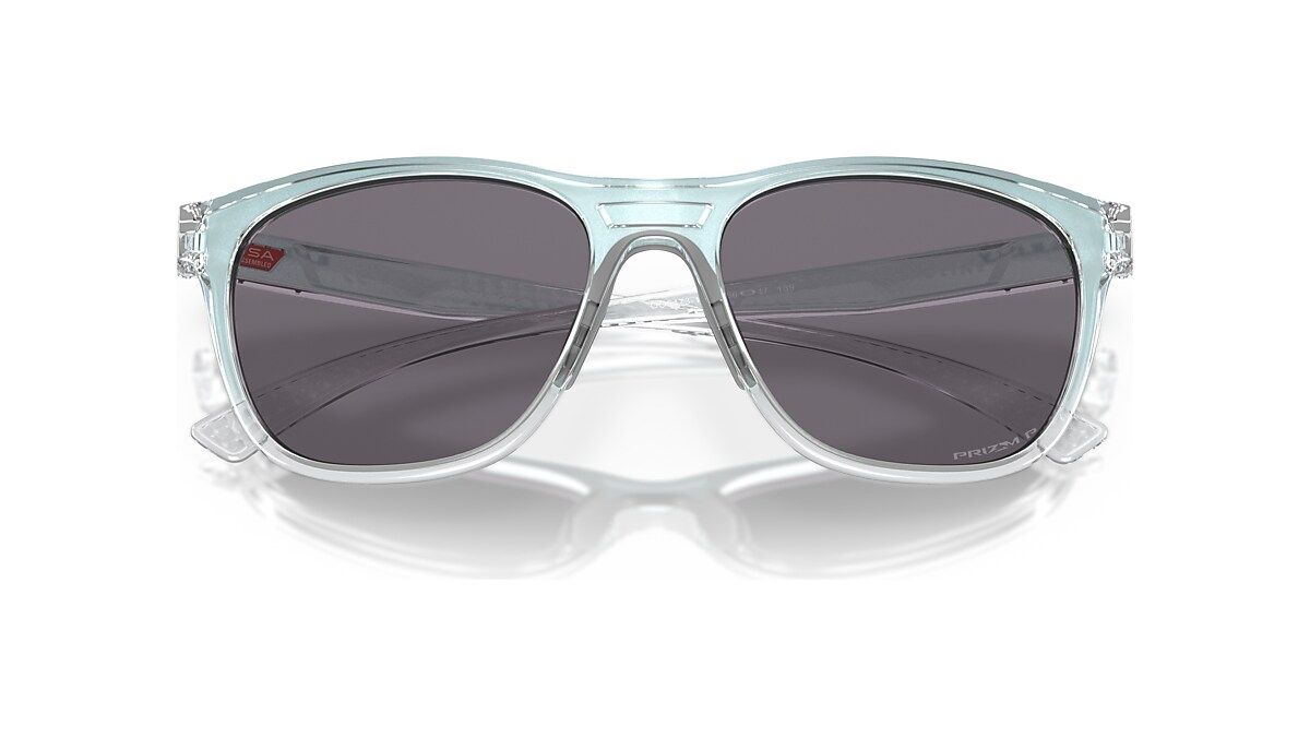 Oakley Leadline Blue Ice grey prizm polarized sunglasses