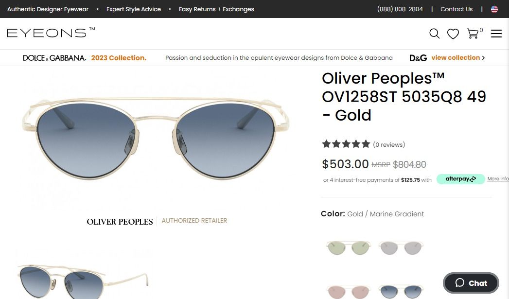 Oliver Peoples x The Row Hightree sunglasses