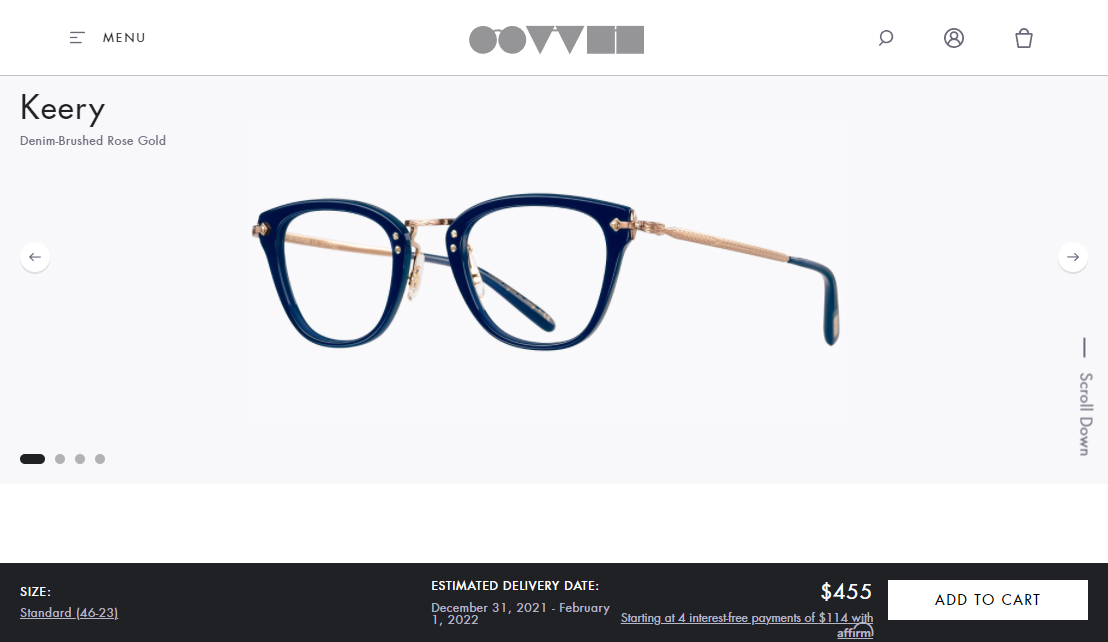 Oliver Peoples Keery black frame
