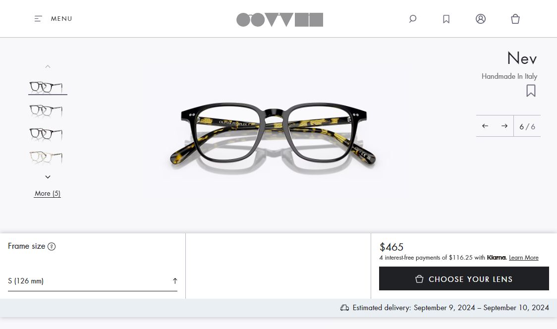 (ĐÃ BÁN) Oliver Peoples Nev OV5532U 1717 eyeglasses