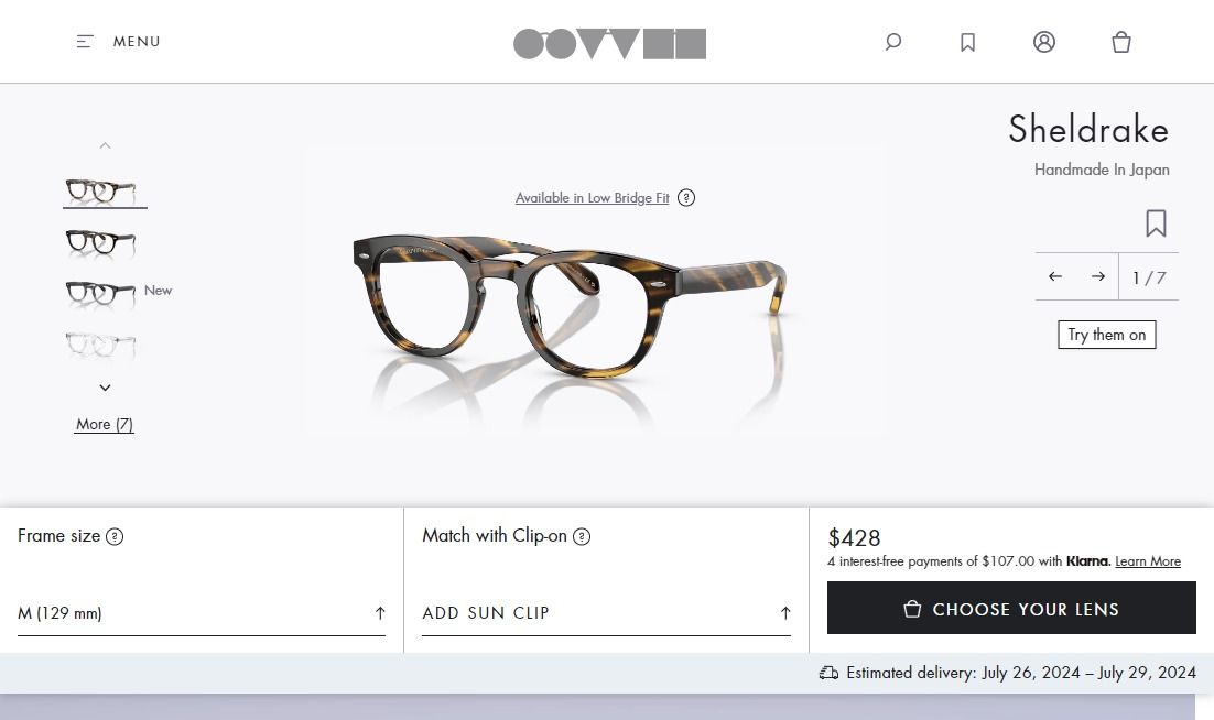 Oliver Peoples Sheldrake OV5036 1573 eyeglasses