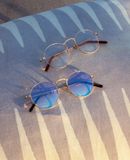  Oliver Peoples Weslie silver eyeglasses 