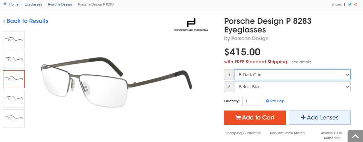 Porsche Design P 8283 B