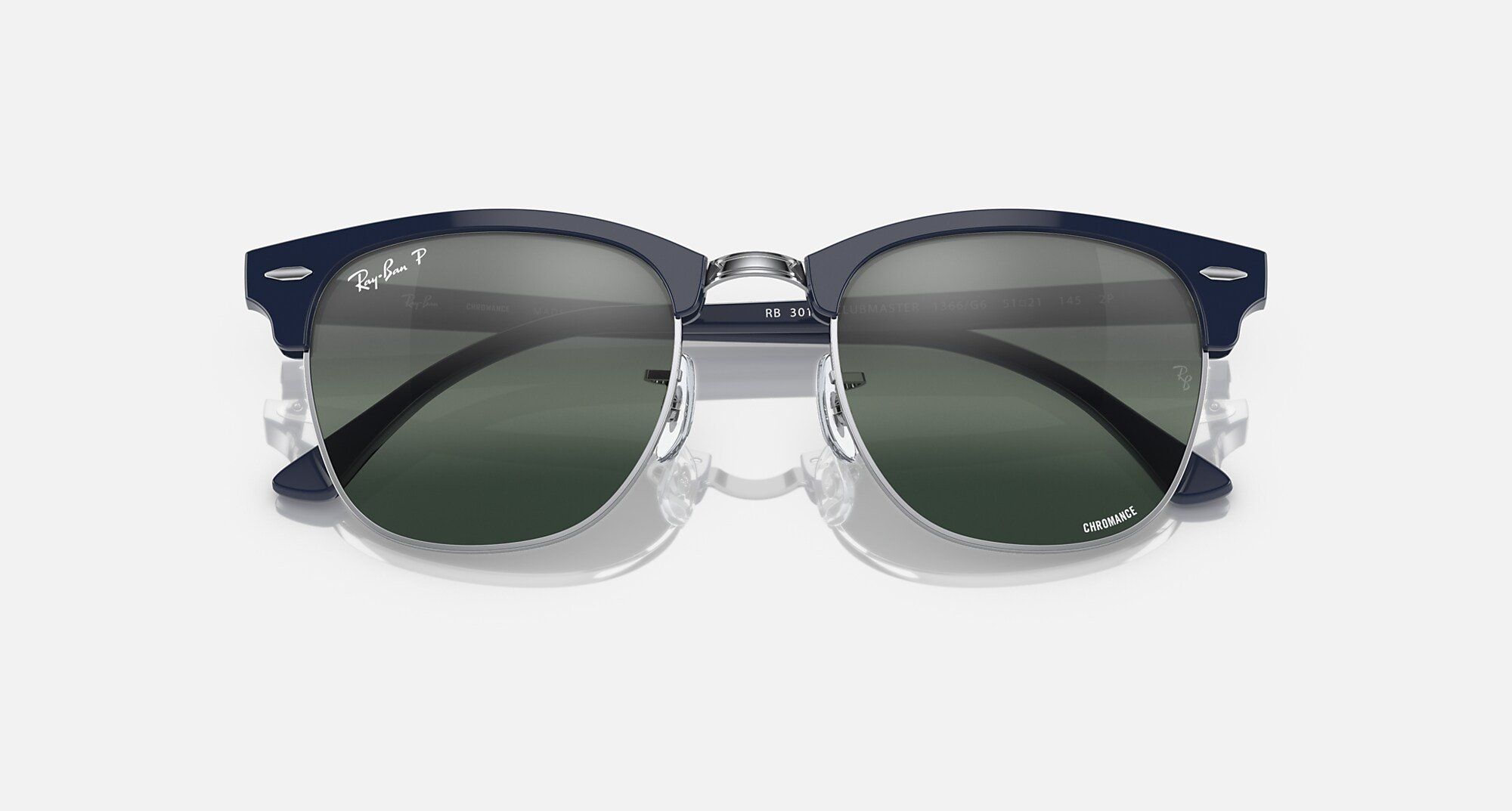 (ĐÃ BÁN) Ray Ban RB3016 1366/G6 chromance clubmaster sunglasses