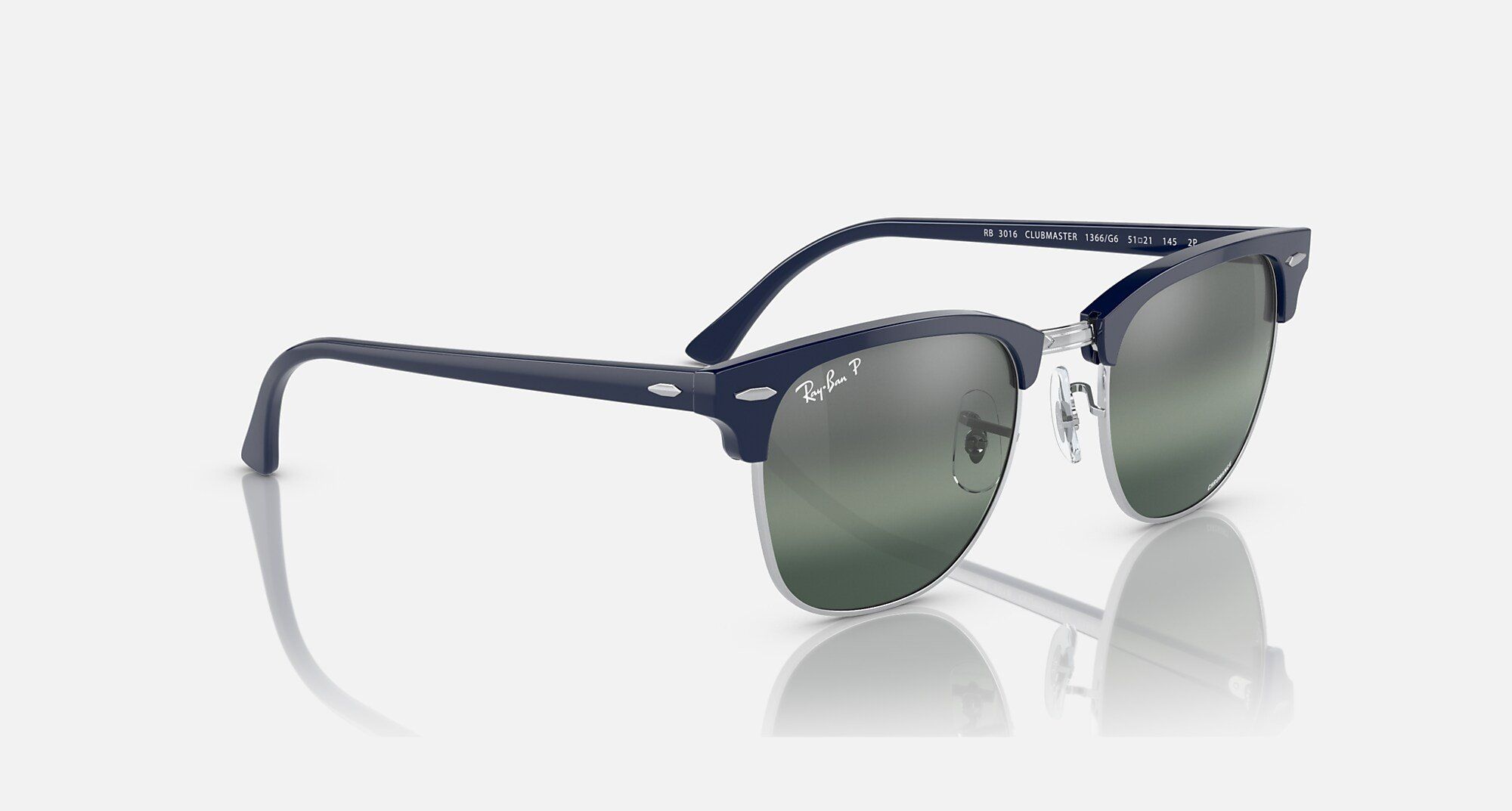 (ĐÃ BÁN) Ray Ban RB3016 1366/G6 chromance clubmaster sunglasses