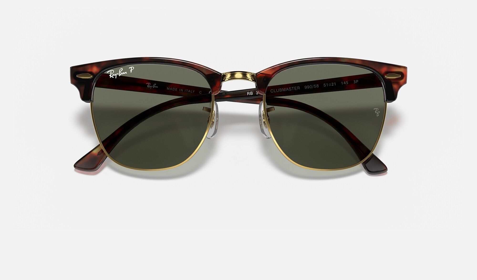 Ray Ban clubmaster RB3016 990/58 polarized sunglasses