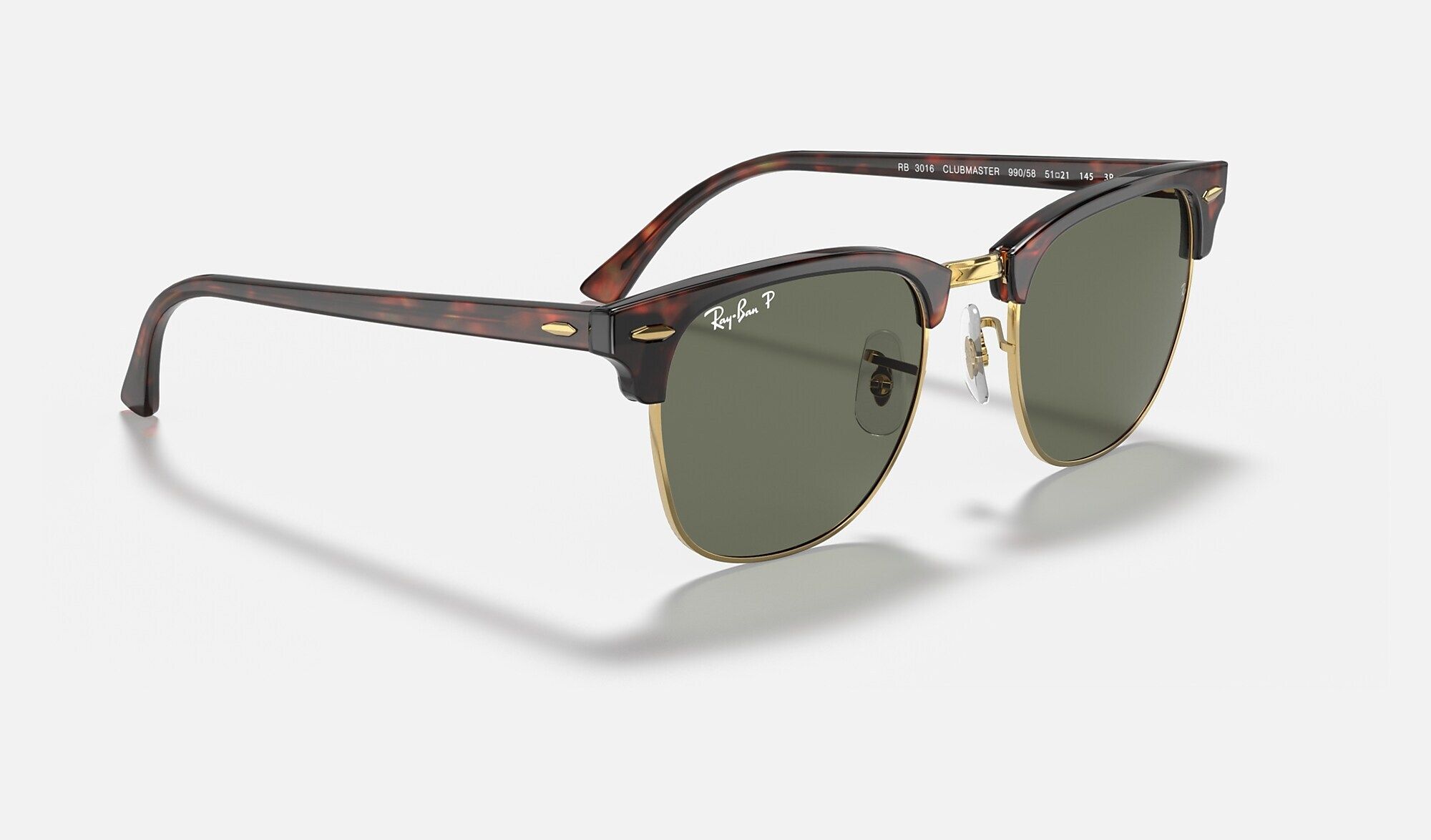 Ray Ban clubmaster RB3016 990/58 polarized sunglasses