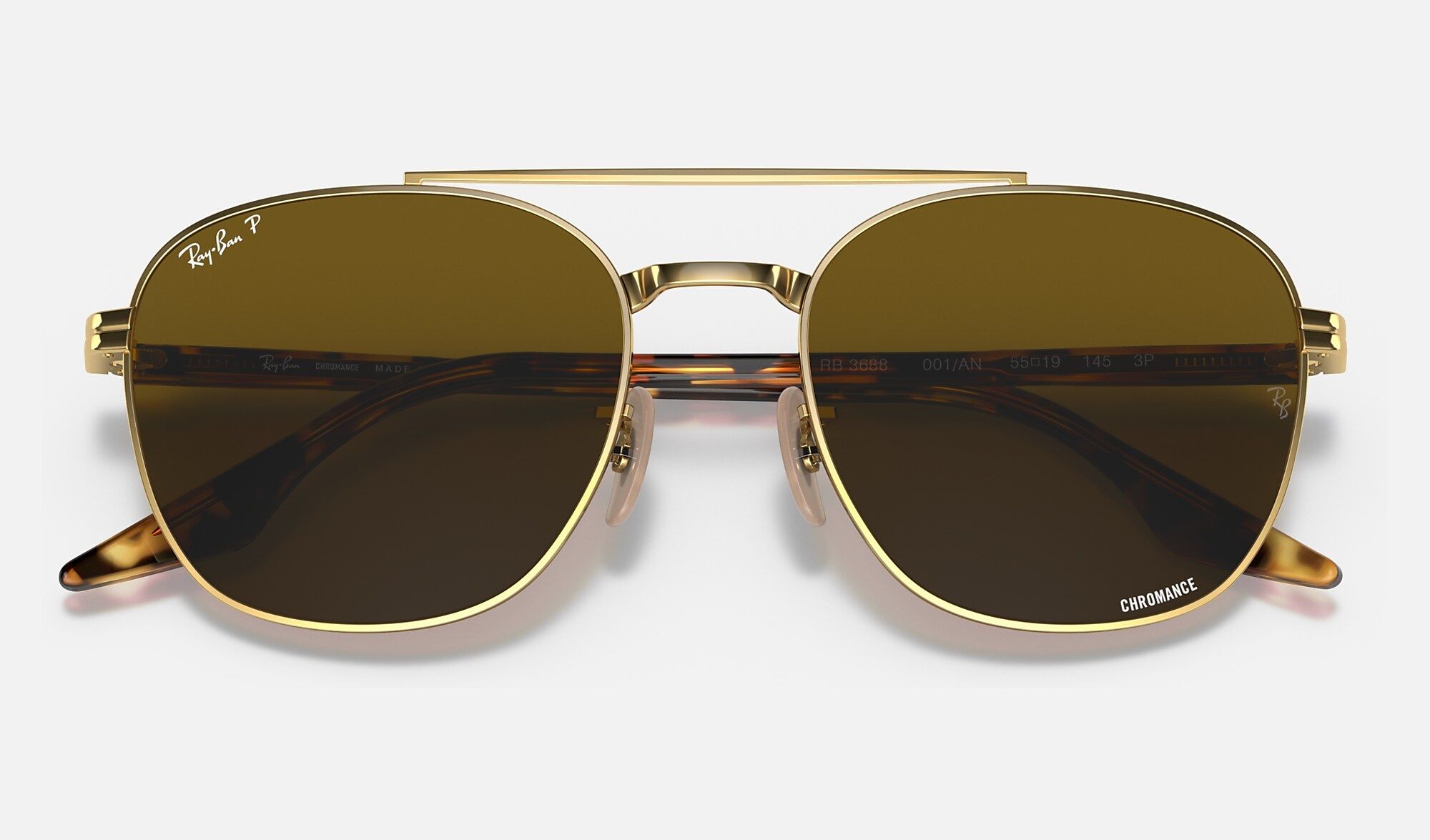 (ĐÃ BÁN) Ray Ban RB3688 001/AN chromance sunglasses
