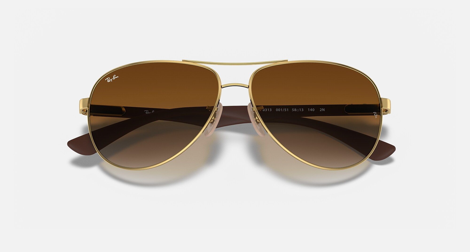 Ray Ban RB8313 001/51 carbon fibre frame sunglasses