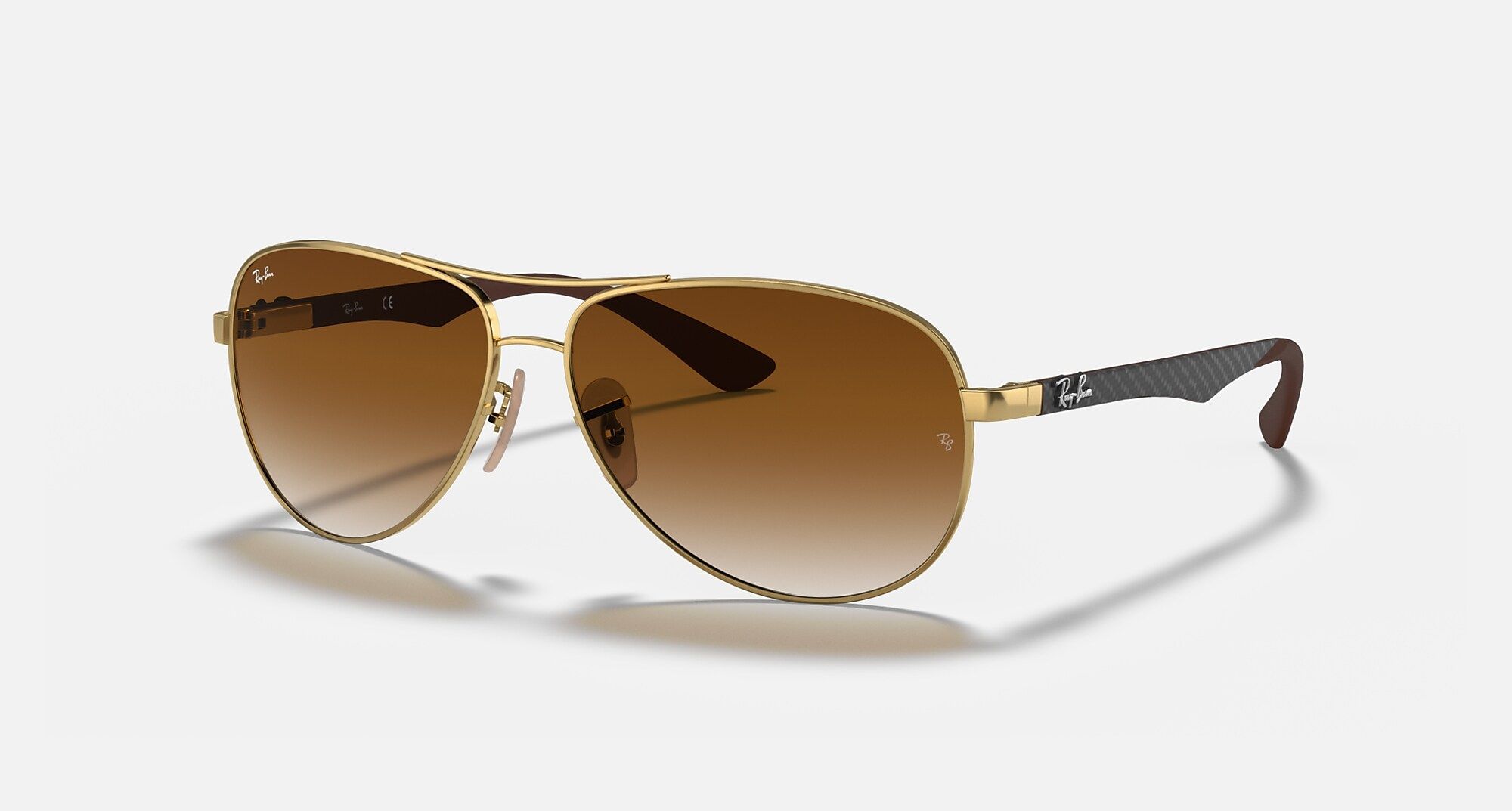 Ray Ban RB8313 001/51 carbon fibre frame sunglasses