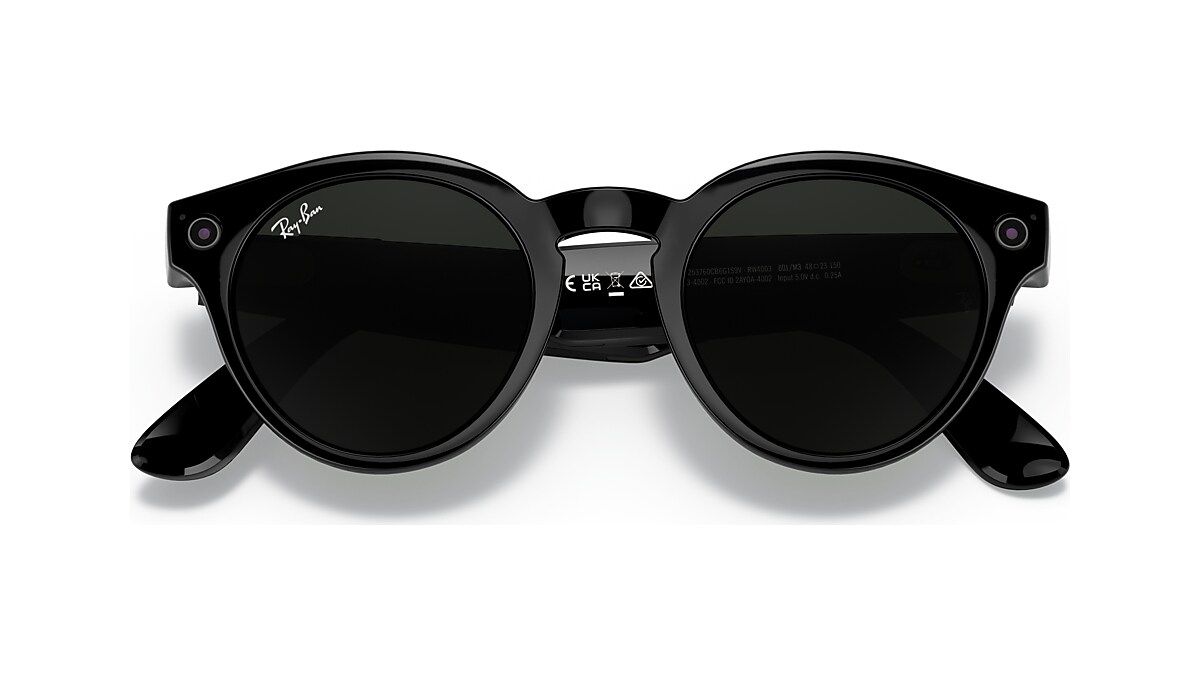 (ĐÃ BÁN) Ray Ban Stories RW4003 shiny black frame / transition grey lenses