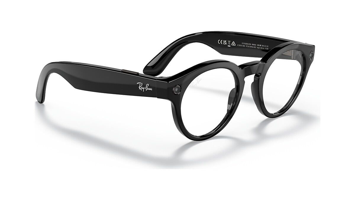 (ĐÃ BÁN) Ray Ban Stories RW4003 shiny black frame / transition grey lenses