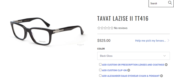  TAVAT Lazise II black frame 